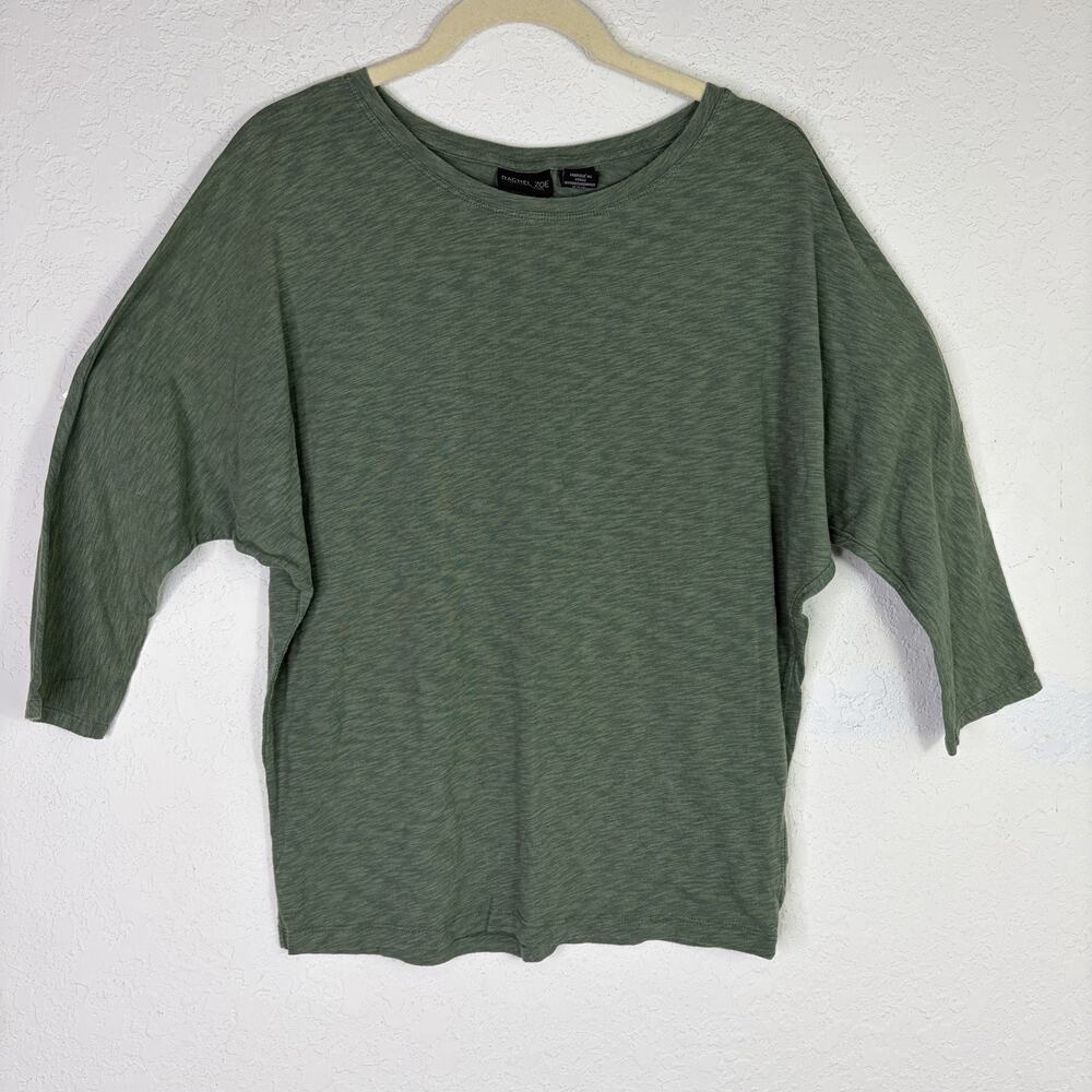 Rachel Zoe Forest Green 1/2 Sleeve Blouse, dolman sleeve, size M, casual, fall